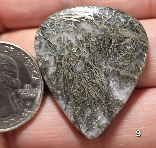 #9 Feather Pyrite