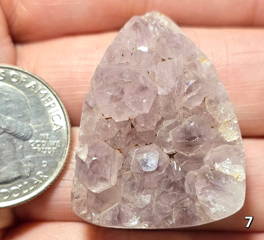 #7 Amethyst Druzy Cabochon