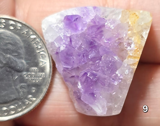 #9 Amethyst Druzy Cabochon