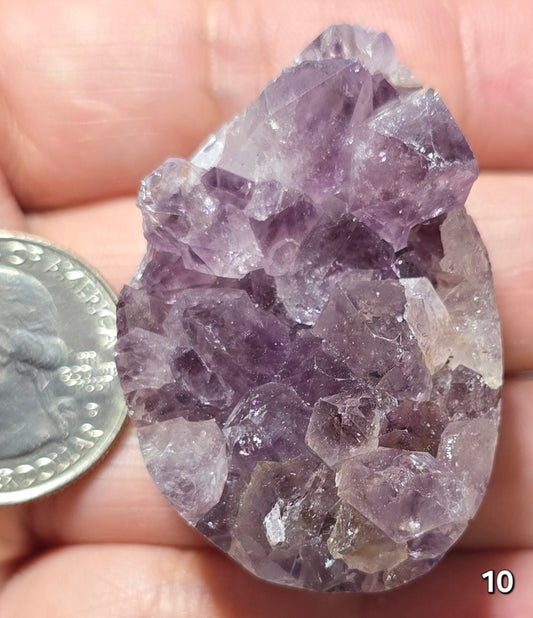 #10 Amethyst Druzy Cabochon