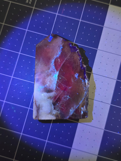 #2 Black Rose Fluorite (UV reactive)