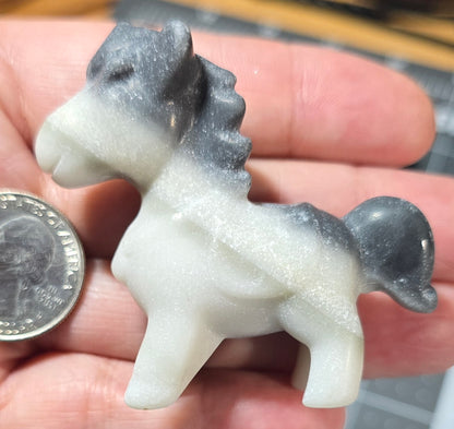 Taiji Stone Pony Carving