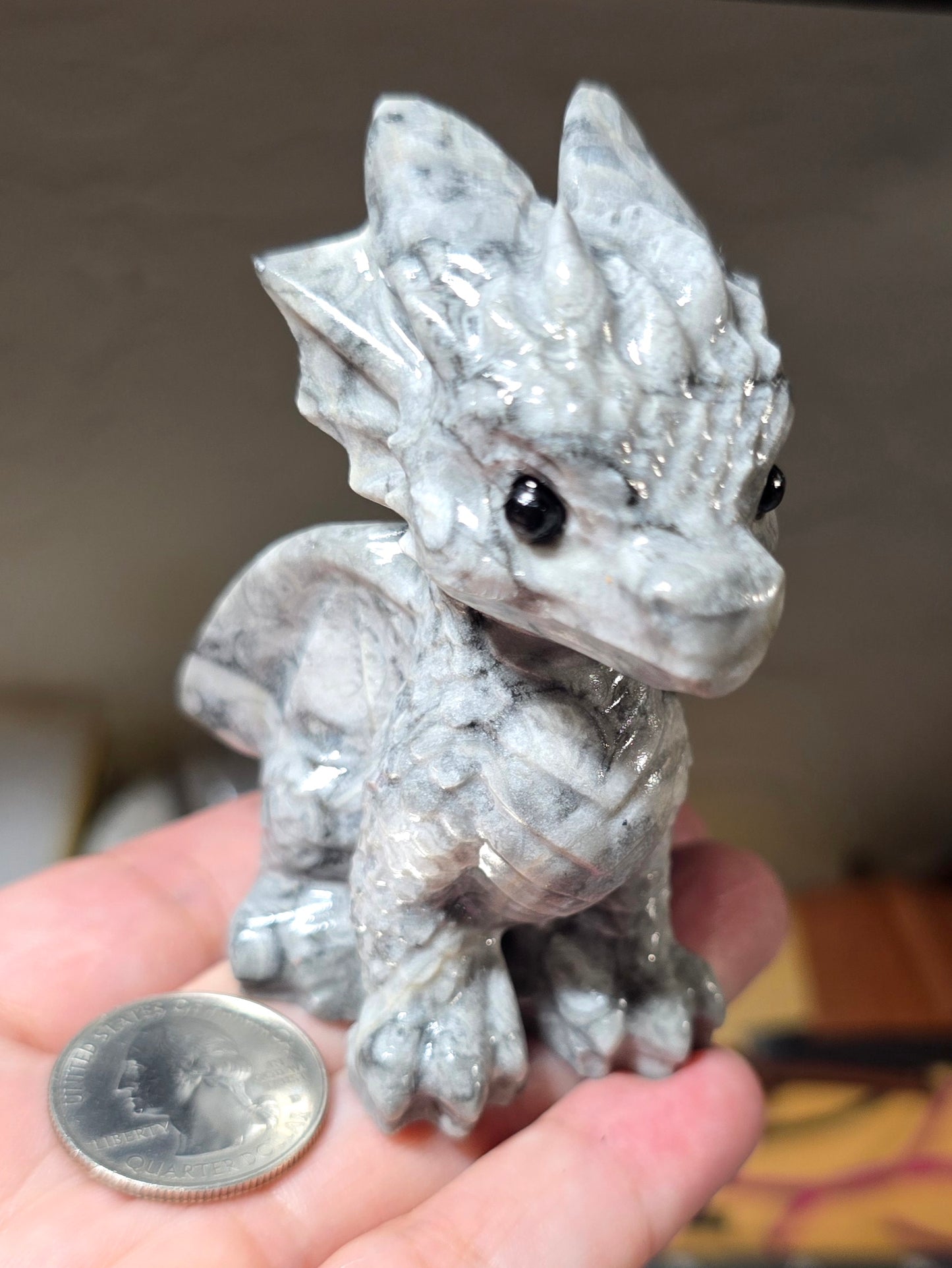 Fossil Stone Baby Dragon