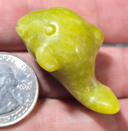 Jade Dolphin Carving