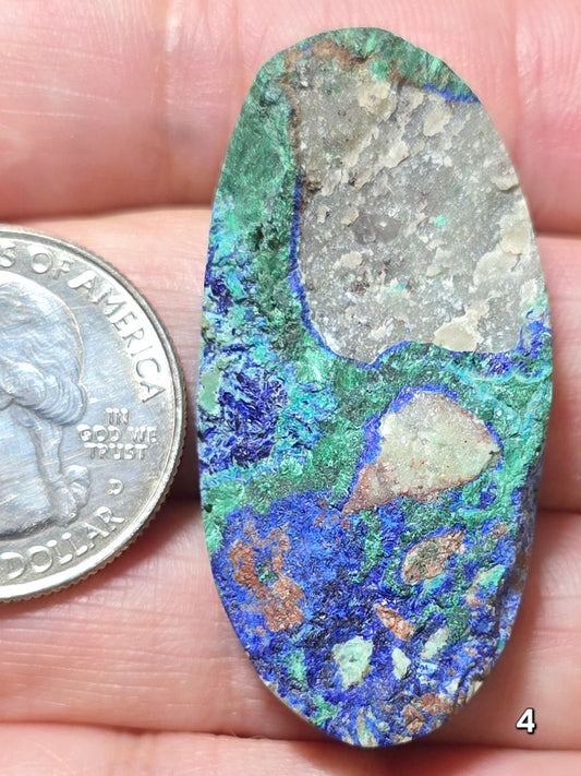 #4 Azurite Malachite Druzy
