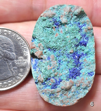 #6 Azurite Malachite Druzy