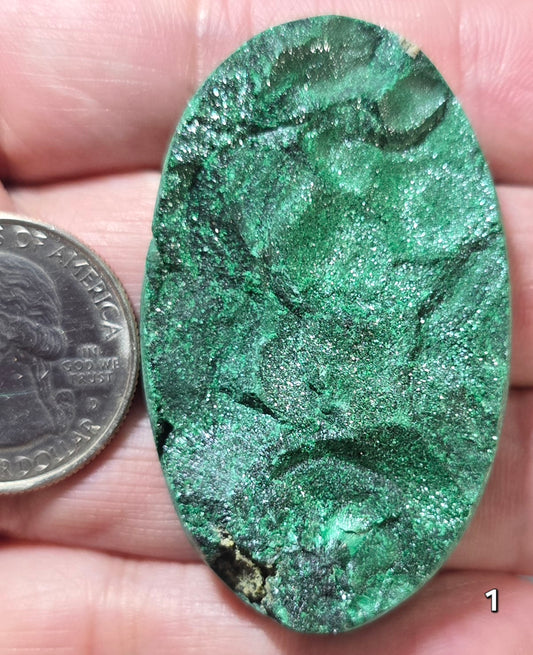 #1 Malachite Druzy