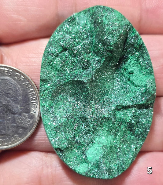 #5 Malachite Druzy