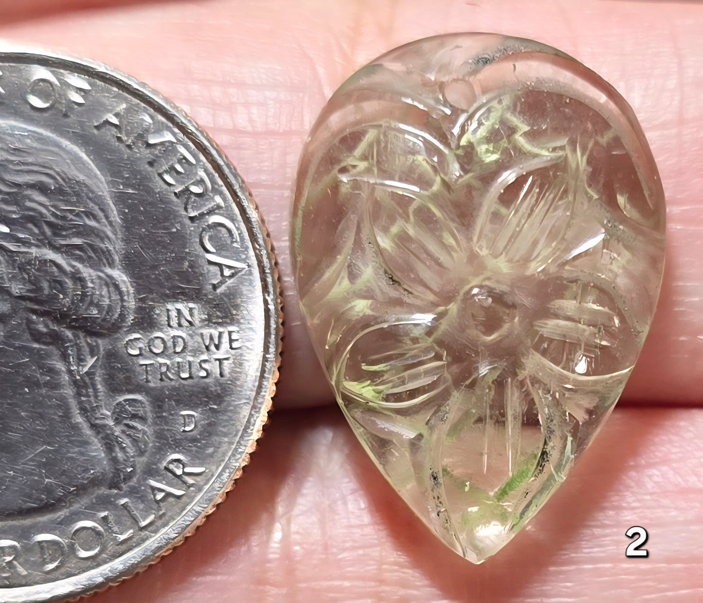 #2 Green Amethyst Flower