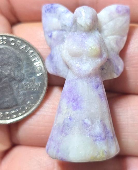Lavender Opal Guardian Angel