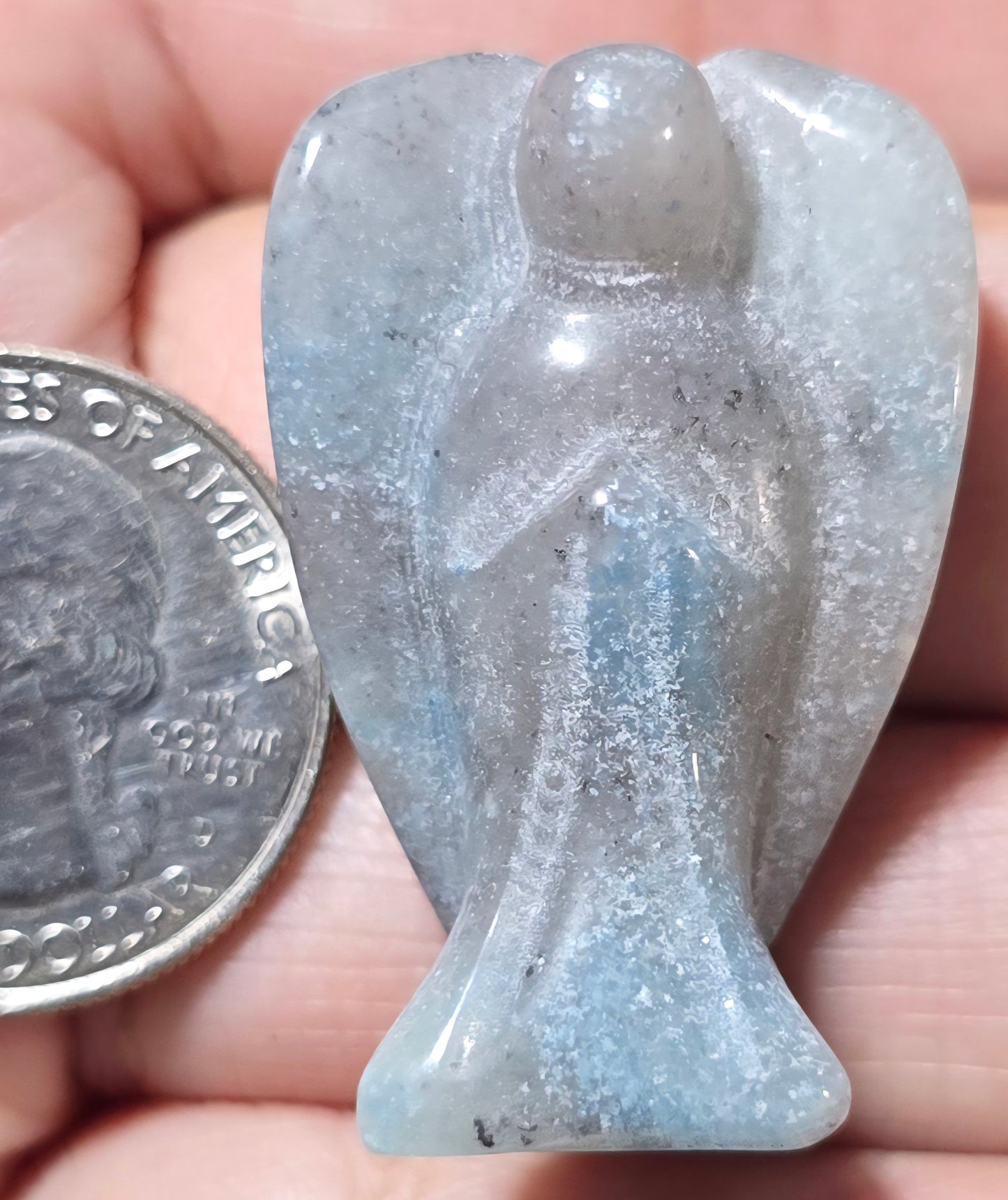 Trolleite Healing Angel Carving