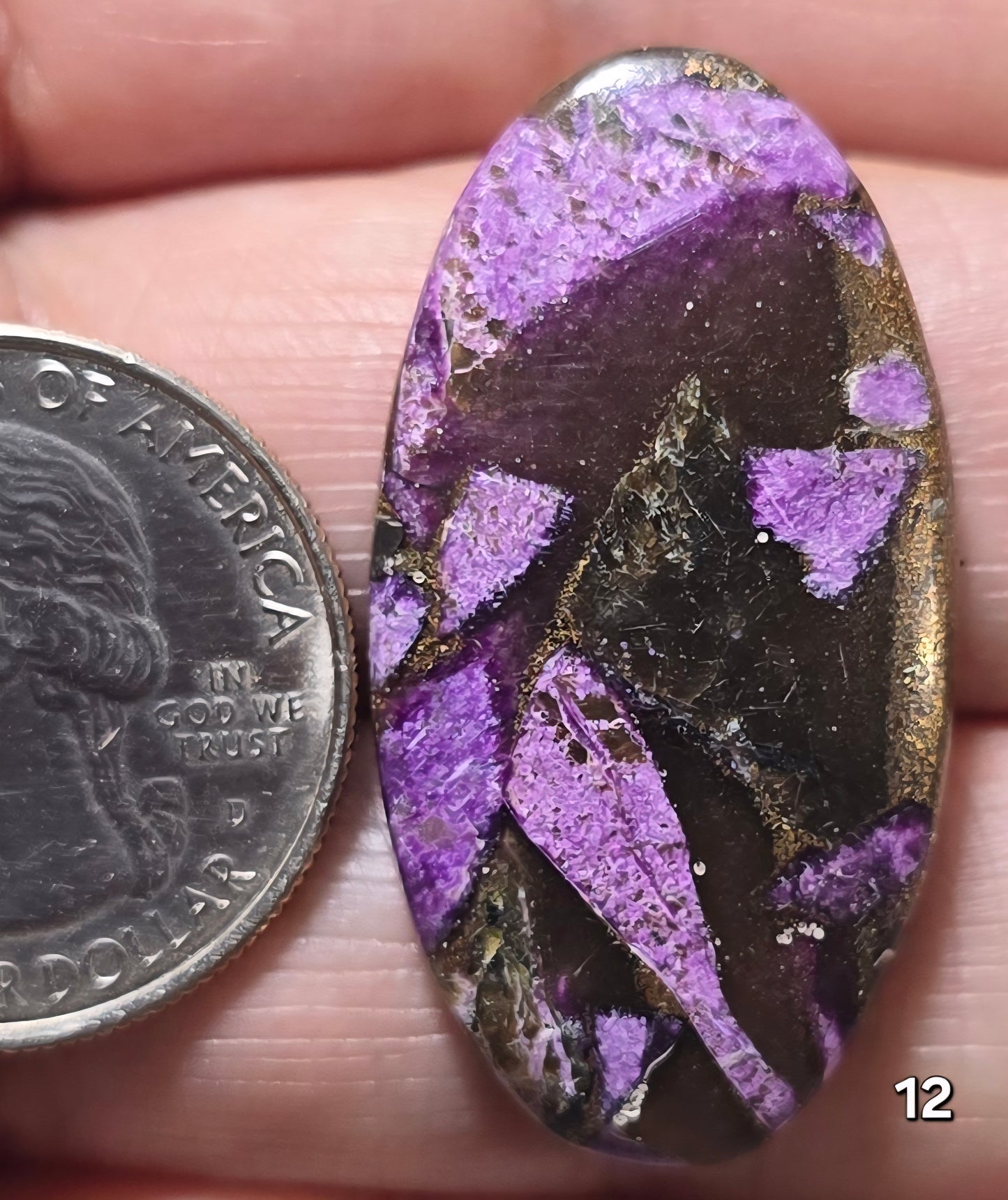 #12 Copper Stichtite Mosaic