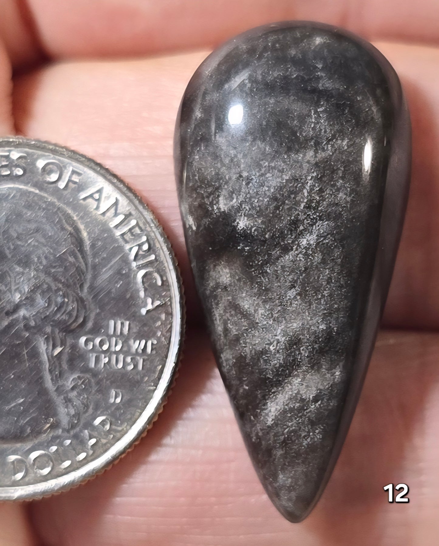#12 Silver Sheen Obsidian