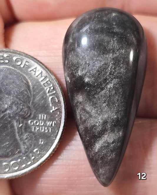 #12 Silver Sheen Obsidian