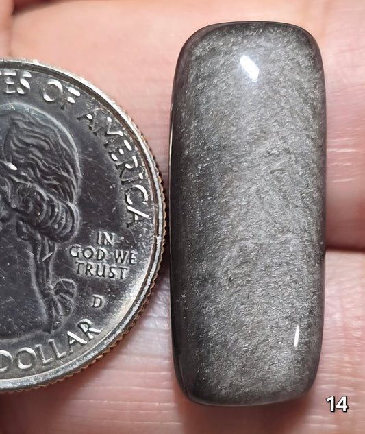 #14 Silver Sheen Obsidian
