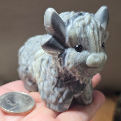 Taiji Stone Baby Highland Cow