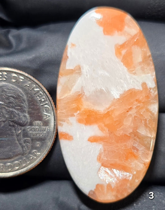 #3 Scolecite with Peach Stilbite