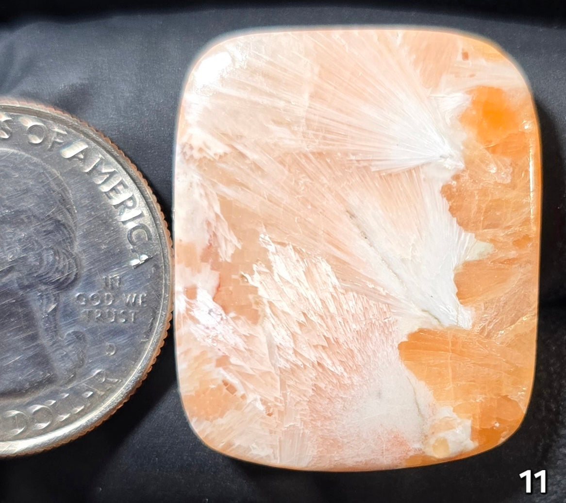 #11 Scolecite with Peach Stilbite