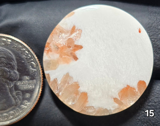 #15 Scolecite with Peach Stilbite