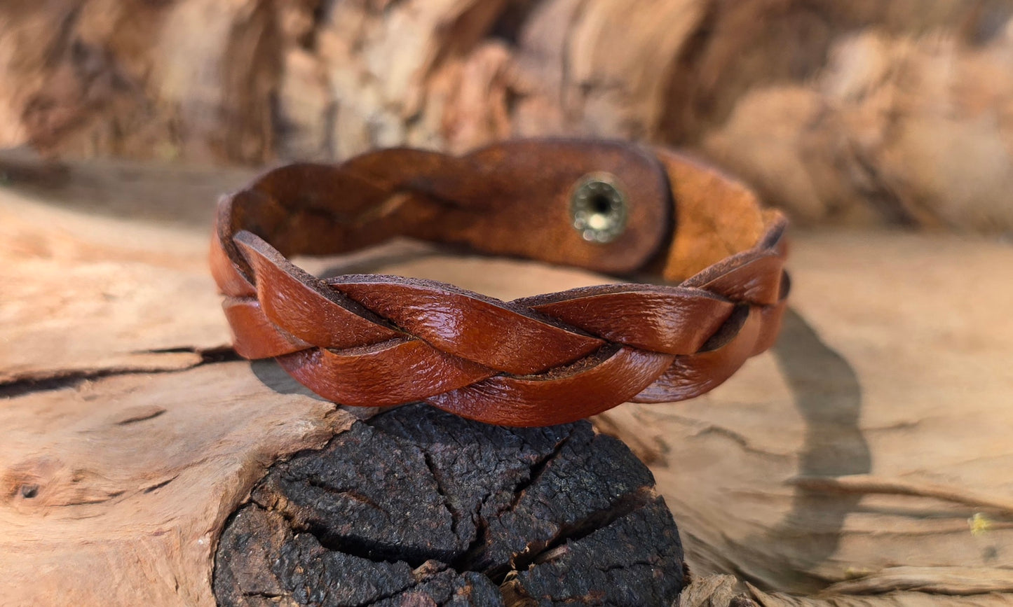 Braided Leather Bracelet