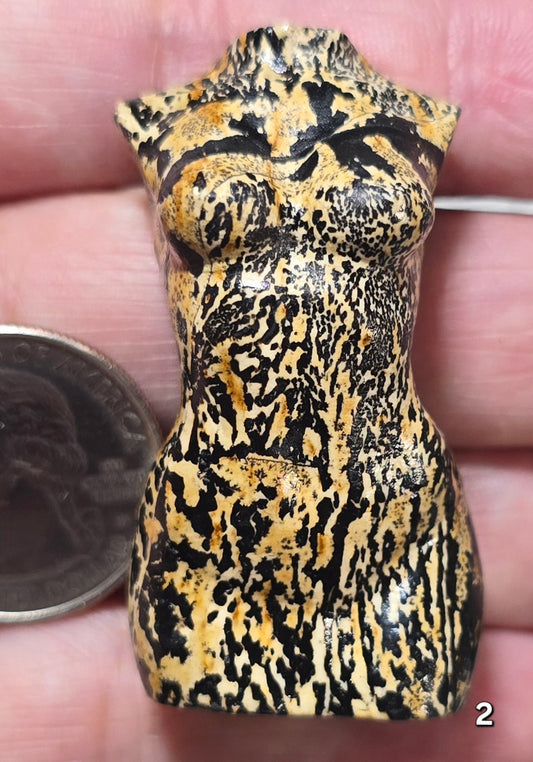 #2 Picasso Jasper Female Body Sculpture