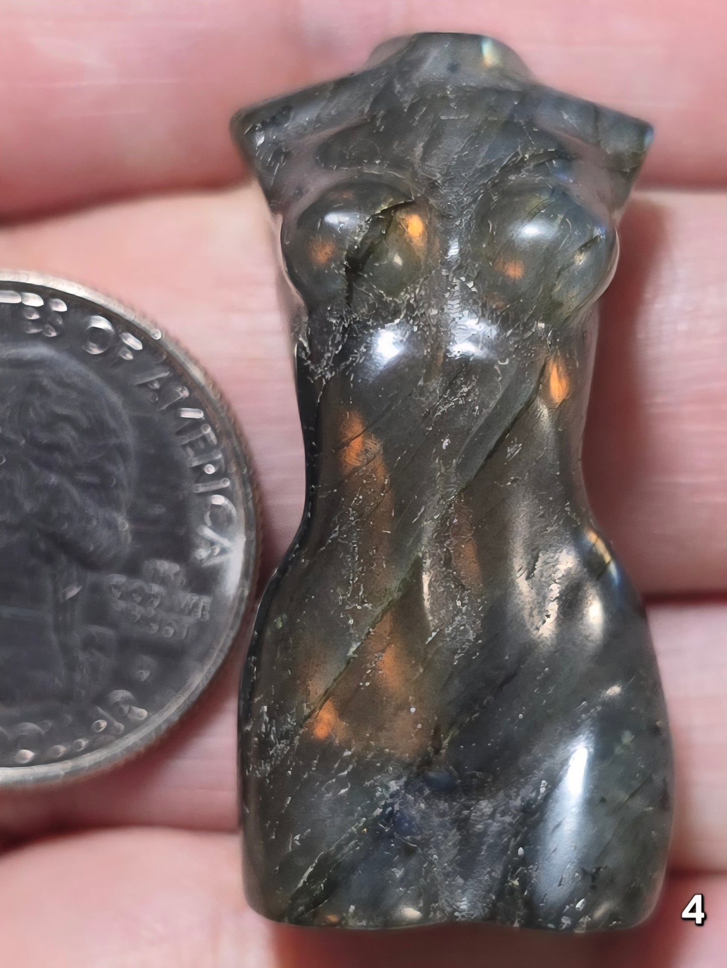 #4 Labradorite Female Body Sculpture