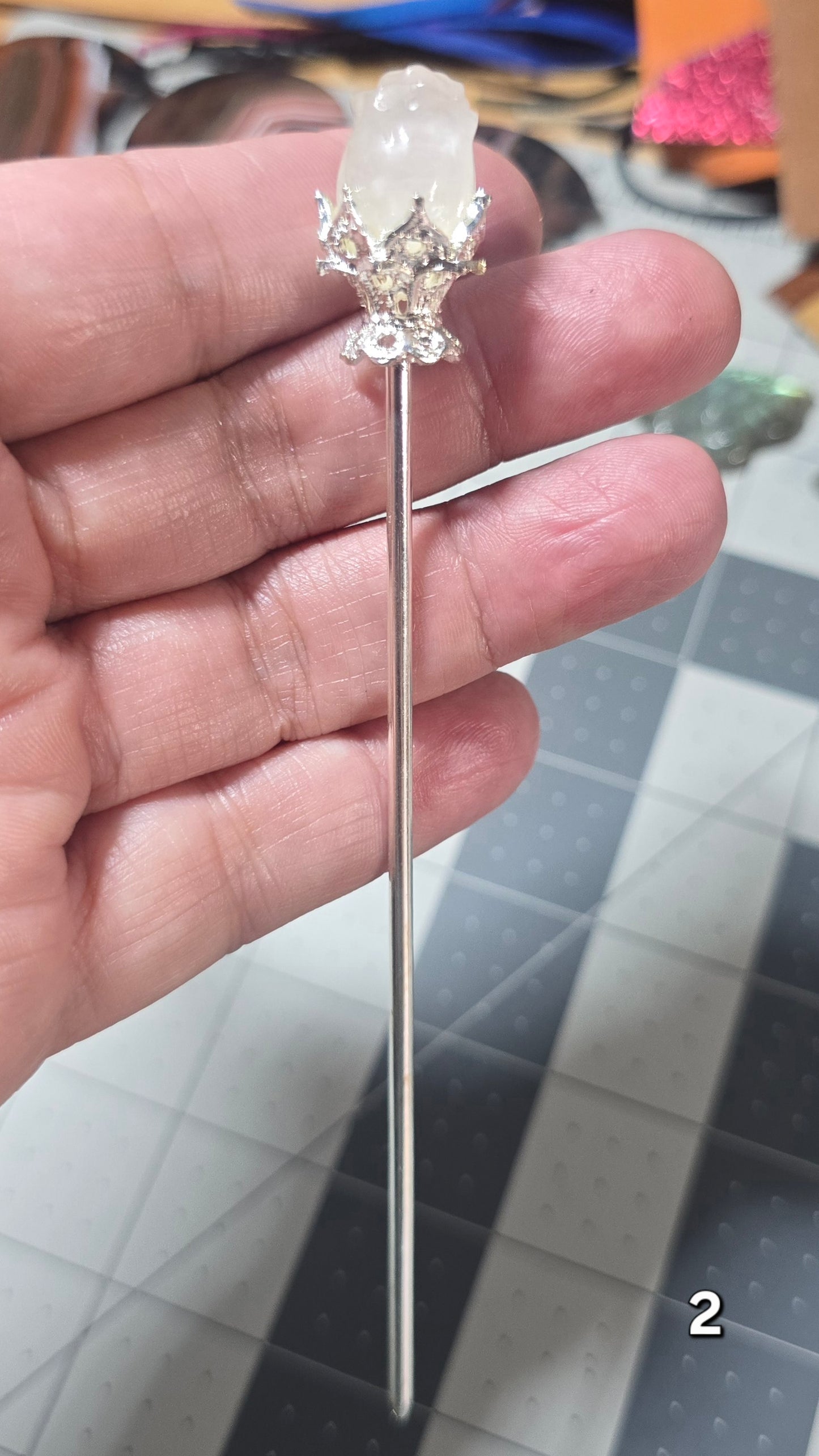 #2 Quartz Hairpin
