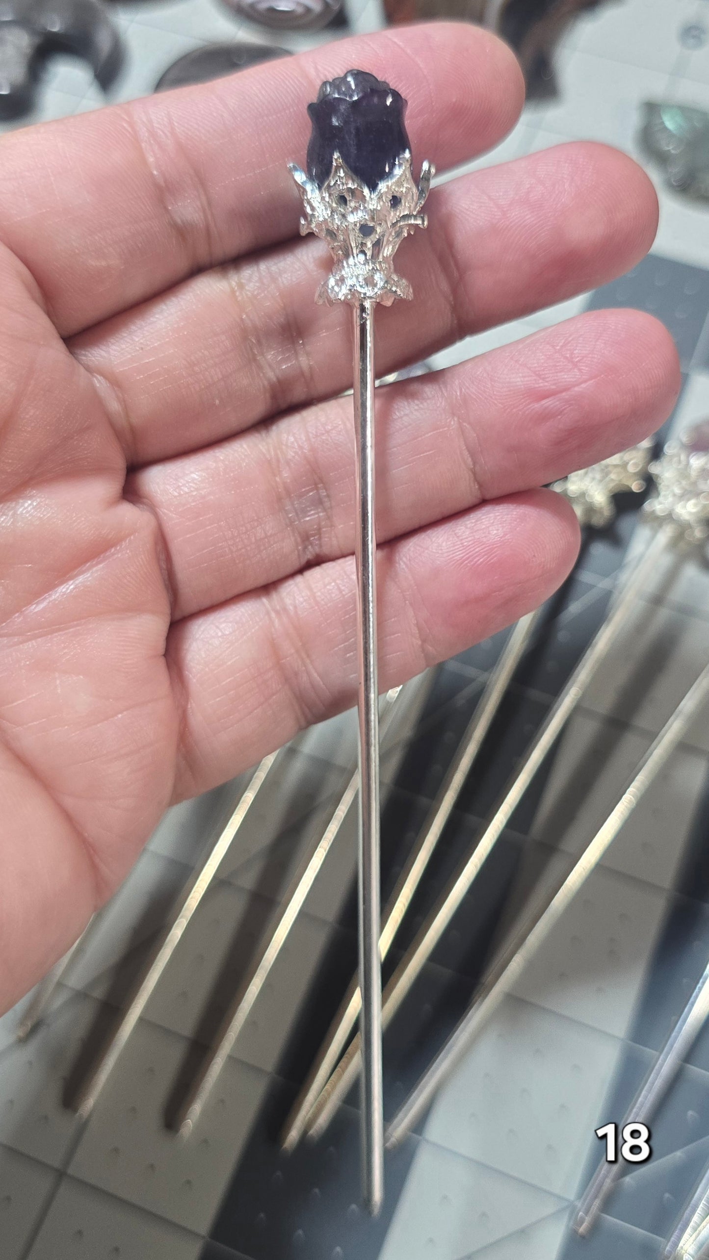 #18 Fluorite Hairpin