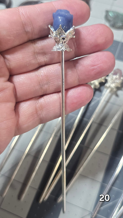 #20 Blue Aventurine Hairpin