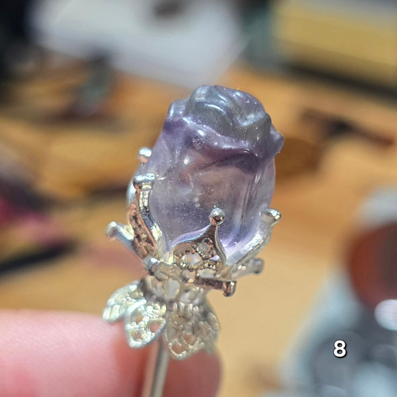 #8 Fluorite Hairpin