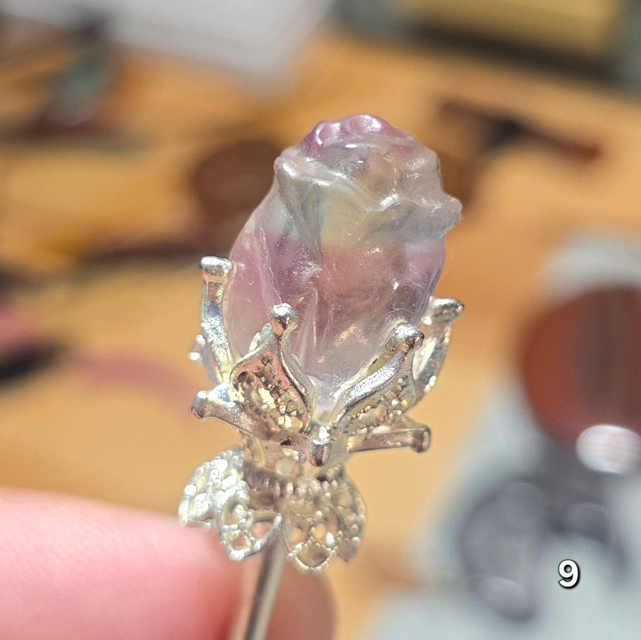 #9 Fluorite Hairpin