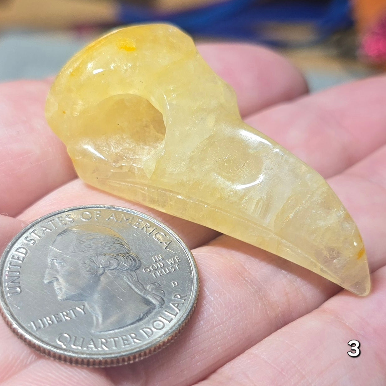 #3 Golden Healer Raven Skull