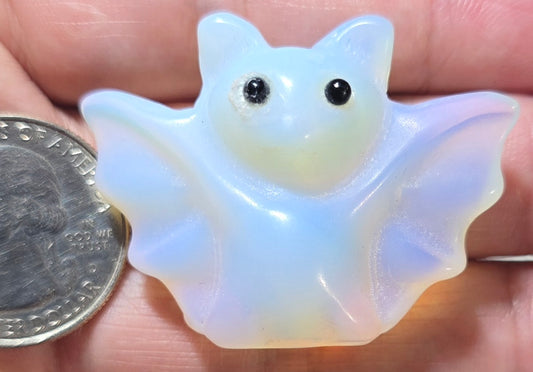 Opalite Bat Carving