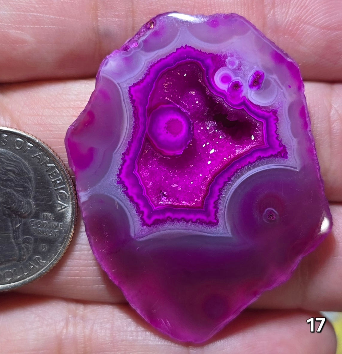 #17 Druzy Agate Slice
