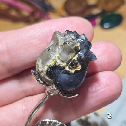 #2 Volcanic Agate Rose