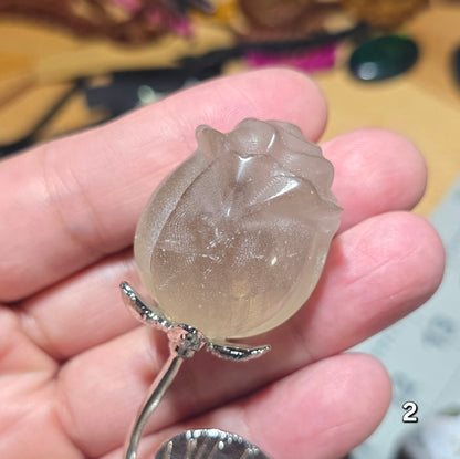 #2 Smoky Quartz Rose