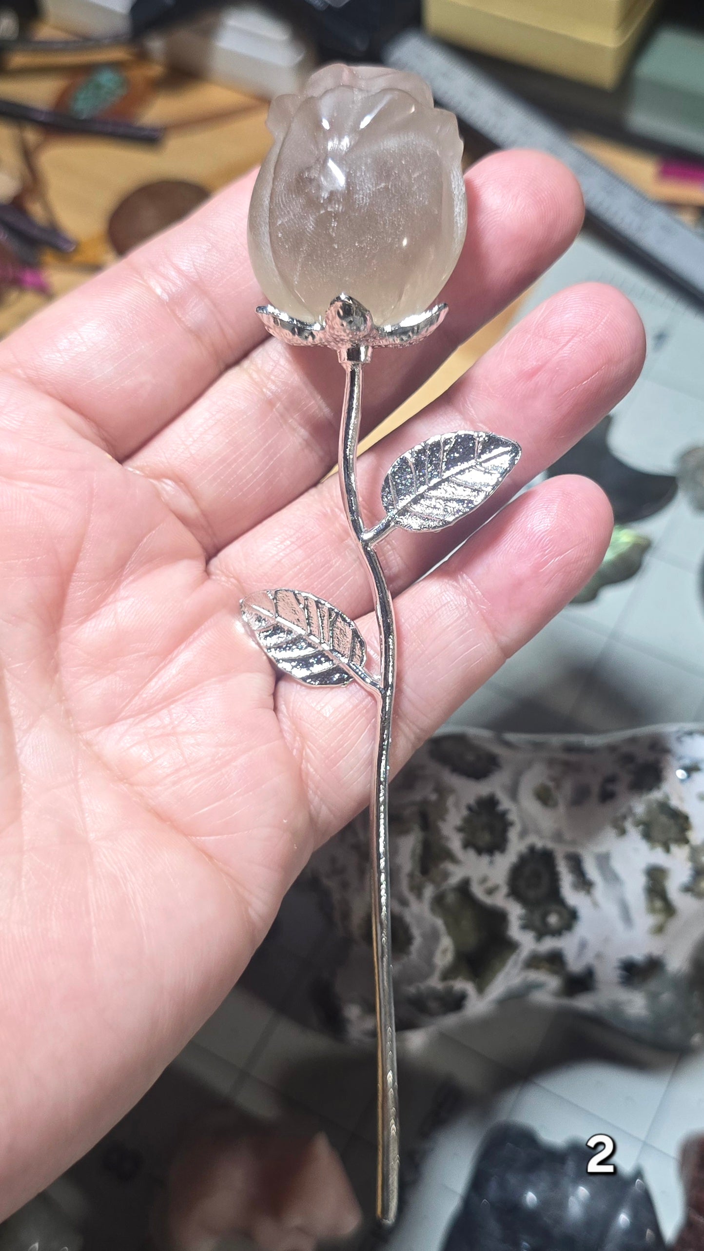 #2 Smoky Quartz Rose