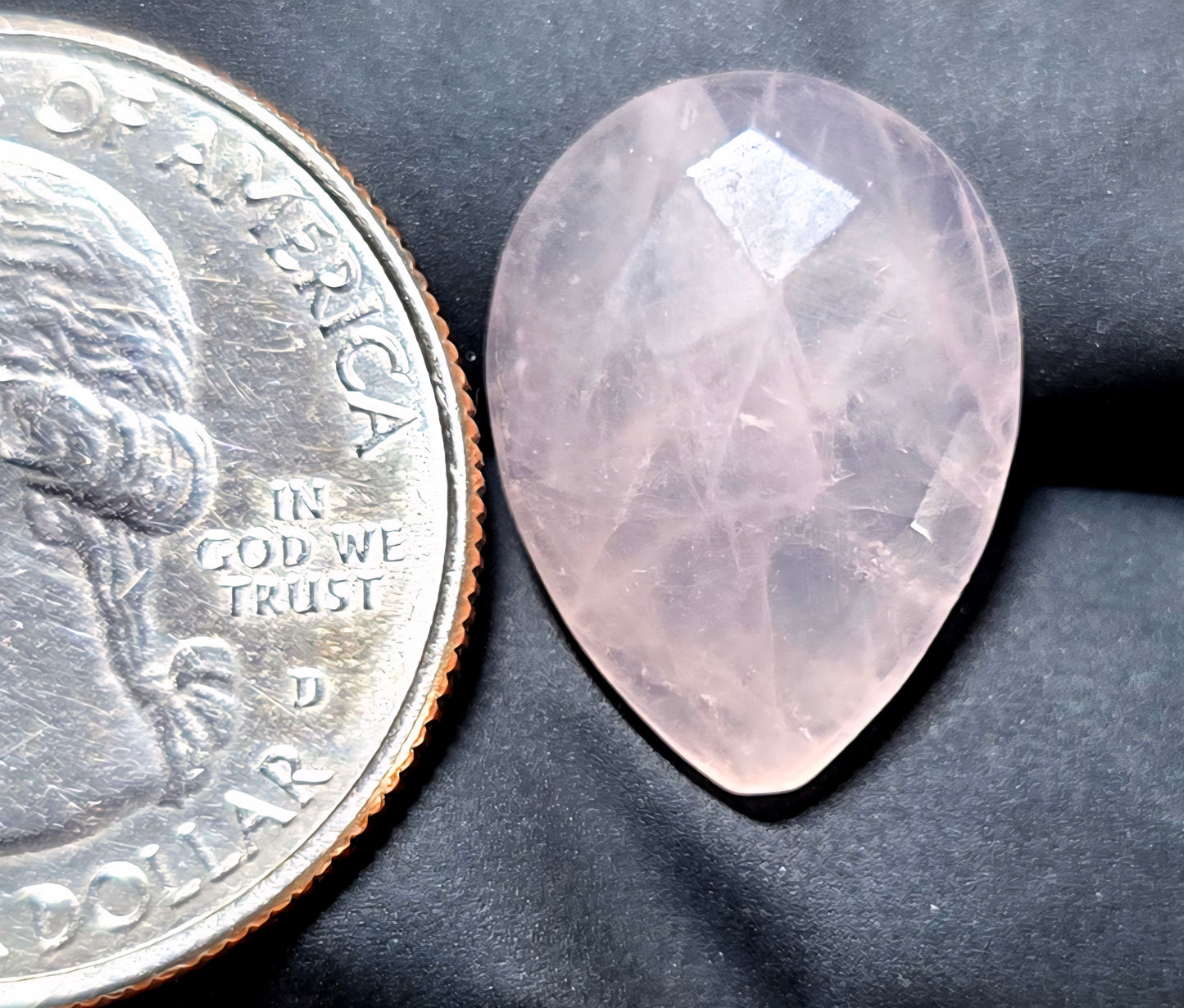 Faceted Rose Quartz