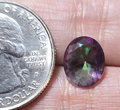 Faceted Mystic Quartz