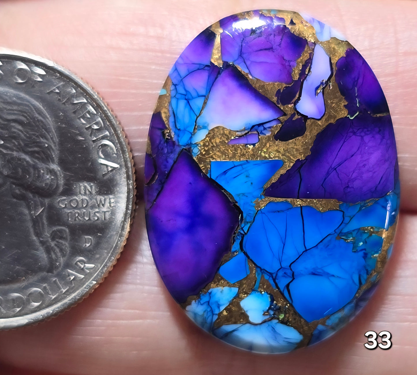 #33 Violet Blue Dahlia