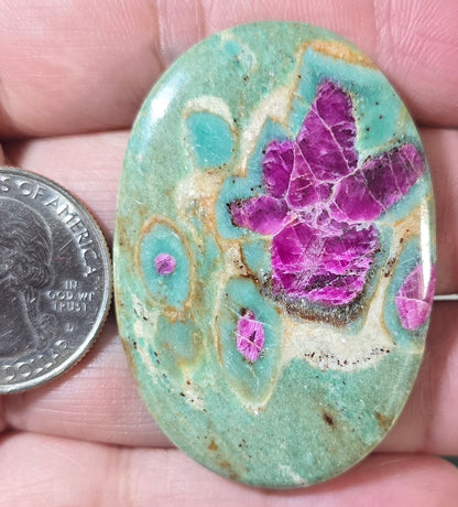 Ruby Fuchsite - Statement Piece