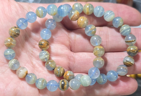 8mm Blue Onyx Bracelets