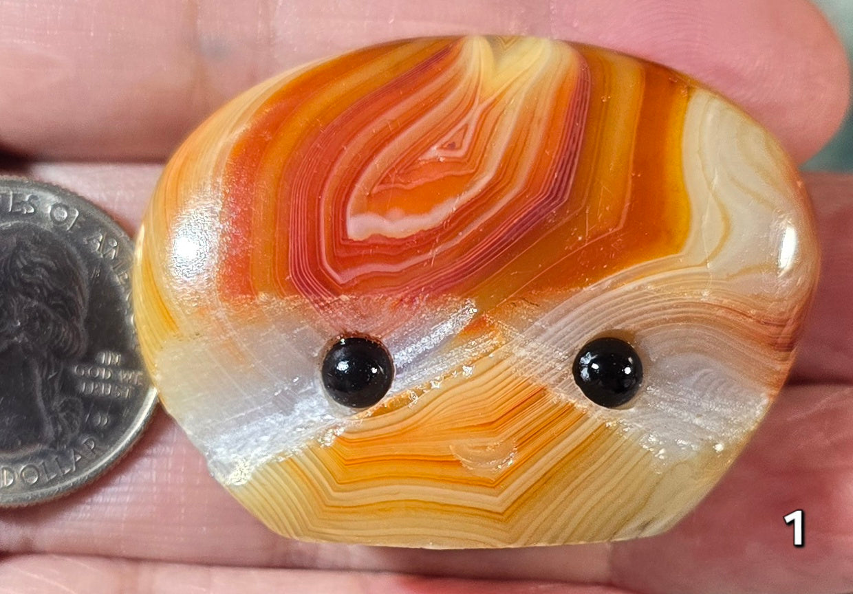 #1 Sardonic Stone Sprites – Sardonyx Carvings