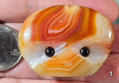 #1 Sardonic Stone Sprites – Sardonyx Carvings
