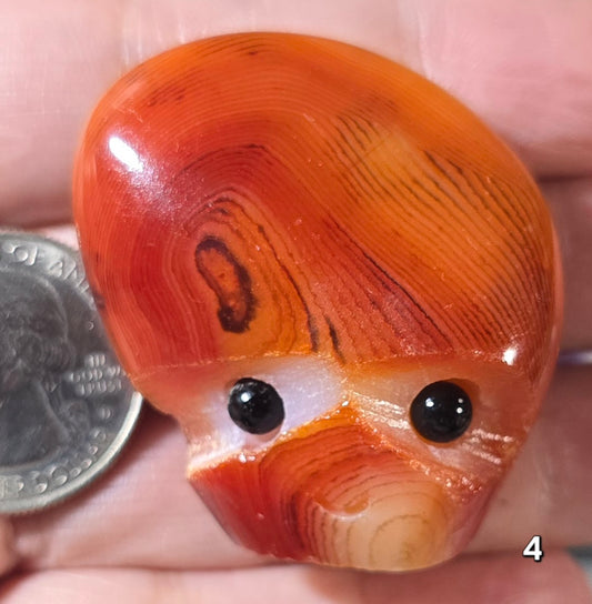 #4 Sardonic Stone Sprites – Sardonyx Carvings