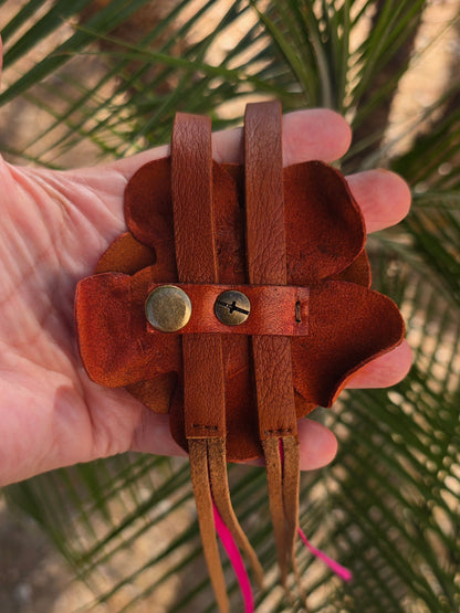 Chrysocolla Bloom — Convertible Bolo Statement Piece w/ Upgraded Bolo Cord