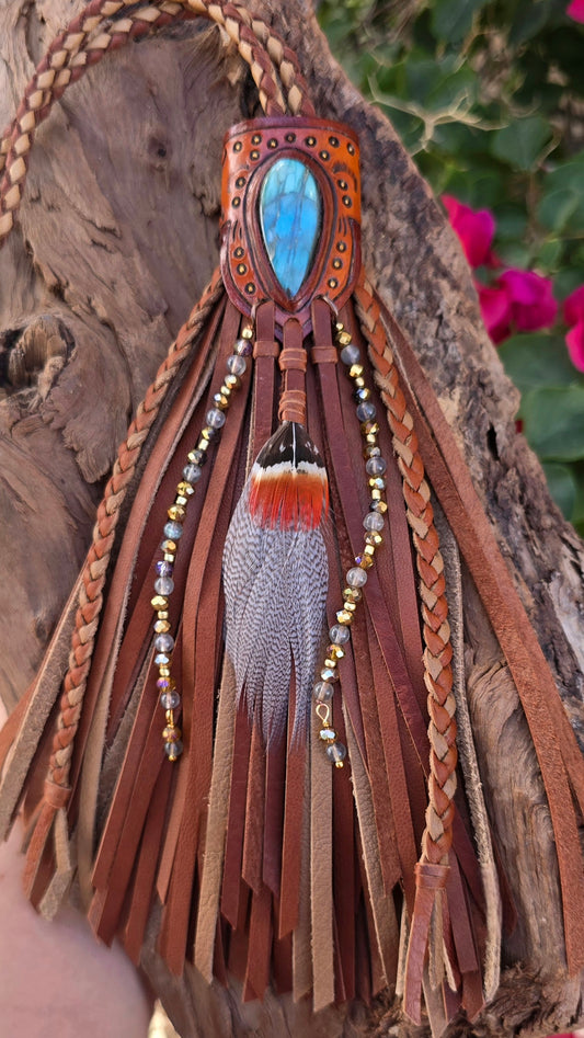 8" Spirit of Labradorite Tassel
