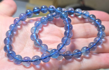 8mm Blue Fluorite Bracelets/Beads