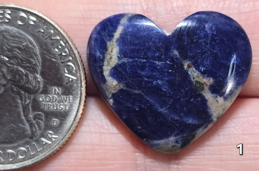 #1 Sodalite Heart