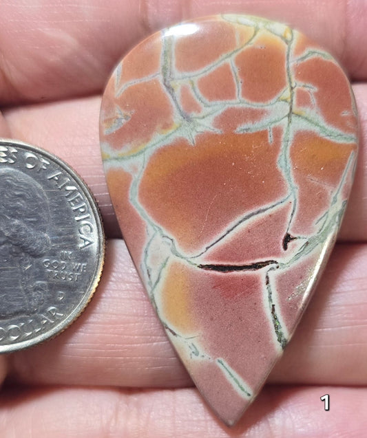 #1 Spiderweb Mookaite Jasper
